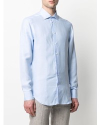 Chemise à manches longues bleu clair Etro