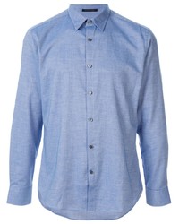 Chemise à manches longues bleu clair D'urban