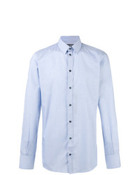 Chemise à manches longues bleu clair Dolce & Gabbana