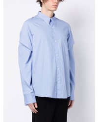 Chemise à manches longues bleu clair Bed J.W. Ford