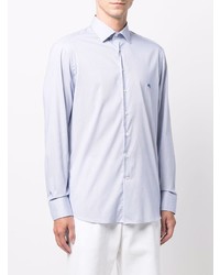 Chemise à manches longues bleu clair Etro