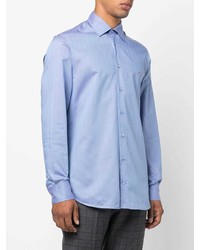 Chemise à manches longues bleu clair Etro