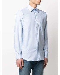 Chemise à manches longues bleu clair Gucci