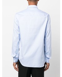 Chemise à manches longues bleu clair Philipp Plein