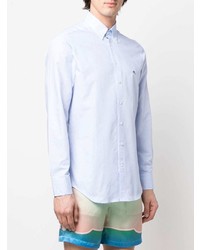 Chemise à manches longues bleu clair Etro