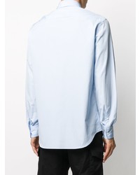 Chemise à manches longues bleu clair Loewe