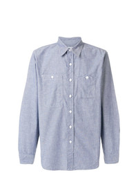 Chemise à manches longues bleu clair Engineered Garments