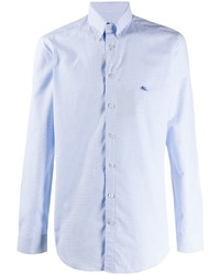 Chemise à manches longues bleu clair Etro