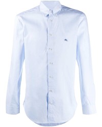 Chemise à manches longues bleu clair Etro