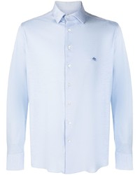 Chemise à manches longues bleu clair Etro