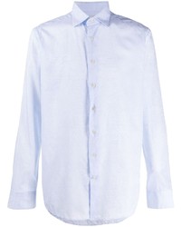 Chemise à manches longues bleu clair Etro