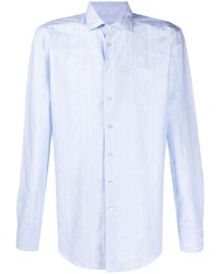 Chemise à manches longues bleu clair Etro