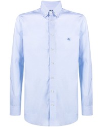 Chemise à manches longues bleu clair Etro