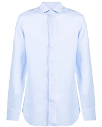 Chemise à manches longues bleu clair Etro