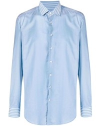 Chemise à manches longues bleu clair Etro