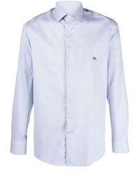 Chemise à manches longues bleu clair Etro