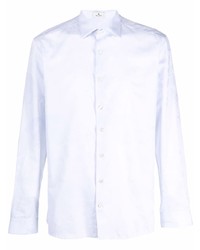 Chemise à manches longues bleu clair Etro