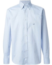 Chemise à manches longues bleu clair Etro