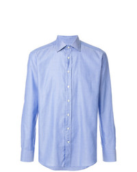 Chemise à manches longues bleu clair Etro