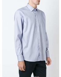 Chemise à manches longues bleu clair Etro