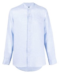 Chemise à manches longues bleu clair Frescobol Carioca