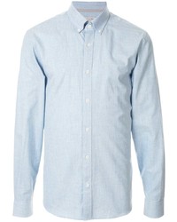 Chemise à manches longues bleu clair Gieves & Hawkes