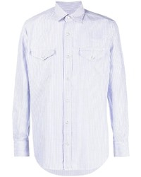 Chemise à manches longues bleu clair Glanshirt