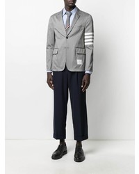 Chemise à manches longues bleu clair Thom Browne