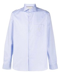 Chemise à manches longues bleu clair Gucci