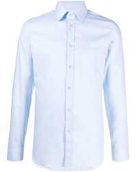 Chemise à manches longues bleu clair Gucci