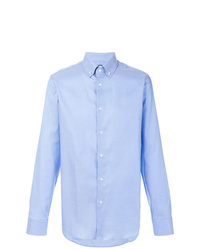 Chemise à manches longues bleu clair Gucci