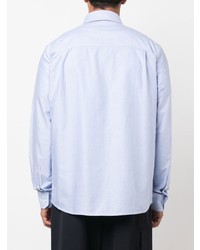 Chemise à manches longues bleu clair Karl Lagerfeld