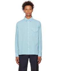 Chemise à manches longues bleu clair Jacquemus