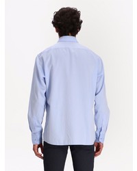 Chemise à manches longues bleu clair BOSS