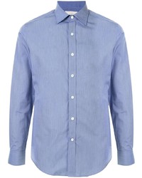 Chemise à manches longues bleu clair Kent & Curwen