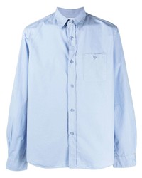 Chemise à manches longues bleu clair Kenzo