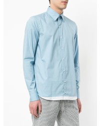 Chemise à manches longues bleu clair Kolor