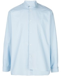 Chemise à manches longues bleu clair Loewe