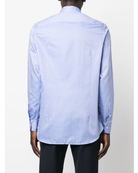 Chemise à manches longues bleu clair Etro