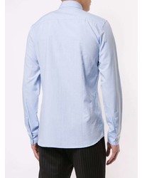 Chemise à manches longues bleu clair Givenchy