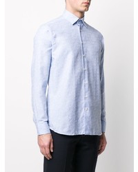 Chemise à manches longues bleu clair Etro