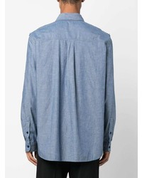 Chemise à manches longues bleu clair Isabel Marant