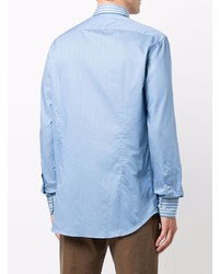 Chemise à manches longues bleu clair Etro