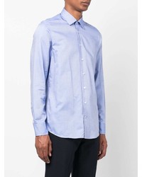 Chemise à manches longues bleu clair Etro