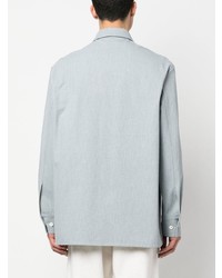 Chemise à manches longues bleu clair Jil Sander