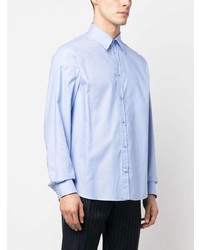 Chemise à manches longues bleu clair Gucci