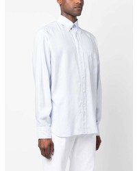 Chemise à manches longues bleu clair Tom Ford