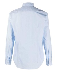 Chemise à manches longues bleu clair Manuel Ritz