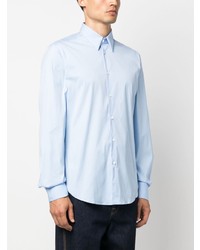 Chemise à manches longues bleu clair Lanvin