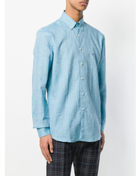 Chemise à manches longues bleu clair Etro